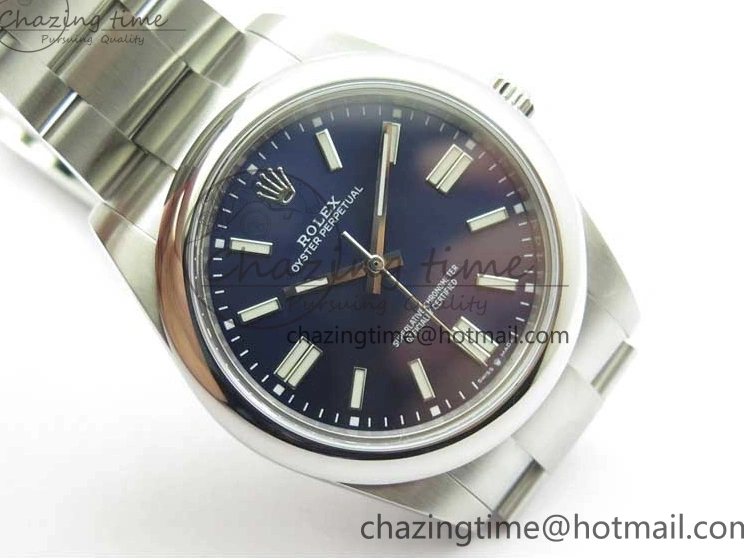 Best AAA Replica Sites Bracelet Best Blue 124300 Edition 41mm 2693 Upgraded Perpetual BP Oyster on Maker Dark Dial SS 1103